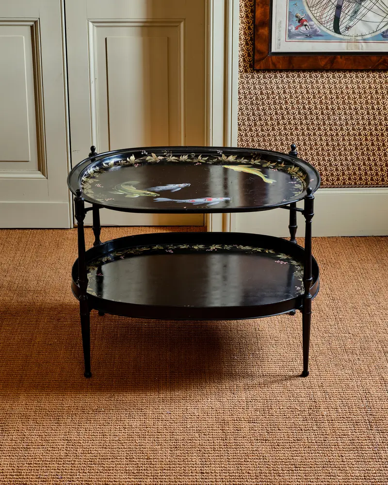 Japanese Carp Tray Table