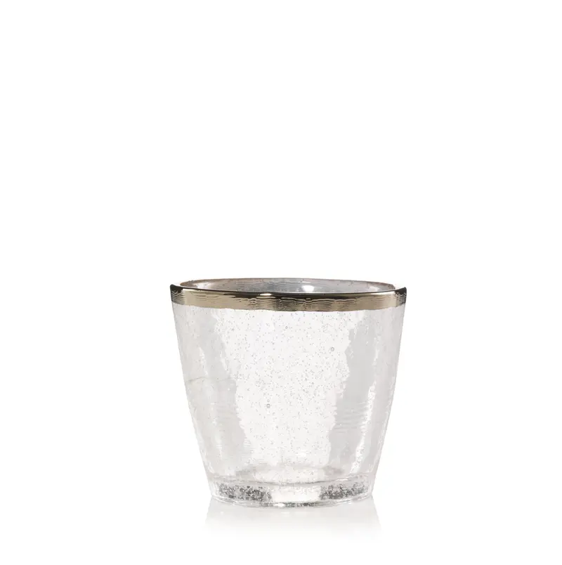 KENSINGTON -Yankee Candle- Porta Candela Sampler Banda Metallica su Vetro