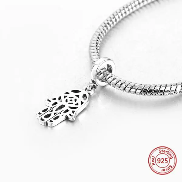 "Khamsa" - charm mano di Fatima in argento - IN ESCLUSIVA