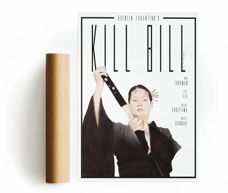 KILL BILL O-REN ISHII STAMPA D'ARTE