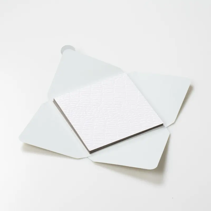 Kit di fogli "Alligatore Bianco" formato origami 15 cm x 15 cm