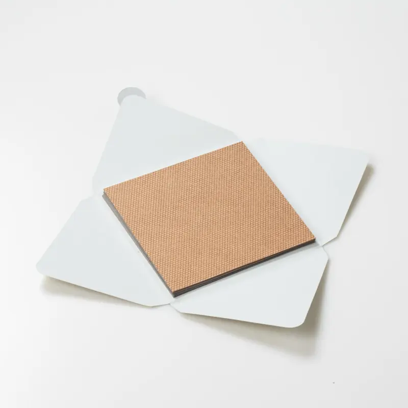 Kit di fogli "Avana embossing Nido d'Ape" formato origami 15 cm x 15 cm