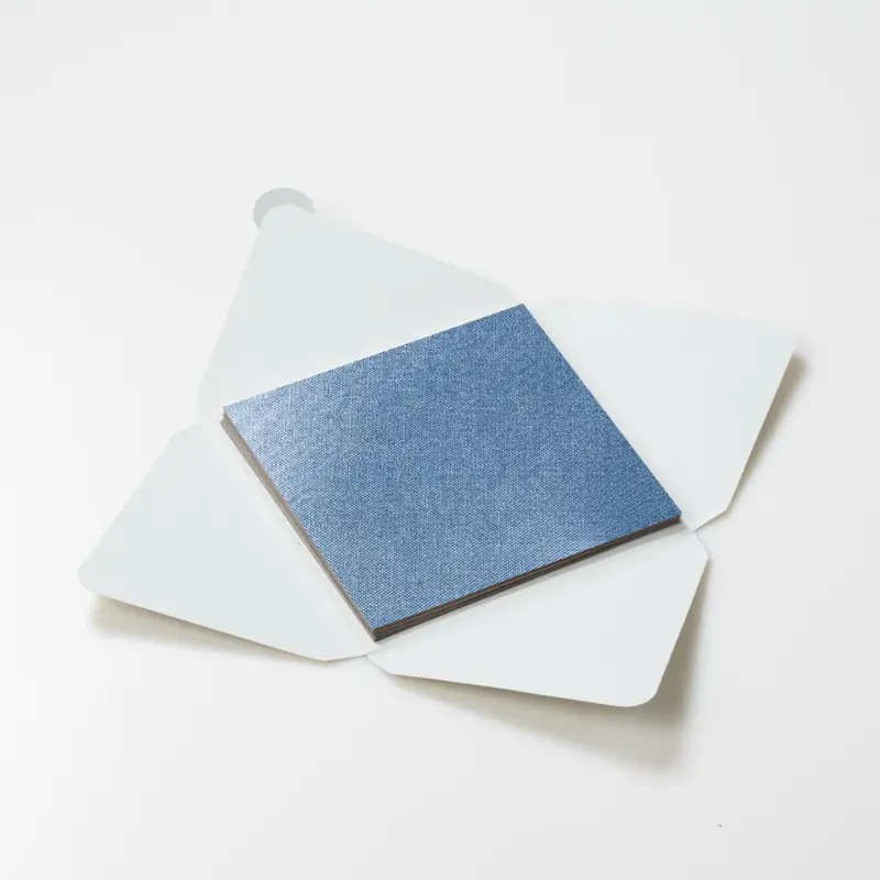 Kit di fogli "Azzurro Lucido" formato origami 15 cm x 15 cm