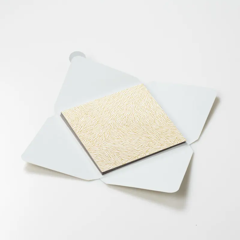 Kit di fogli "Gold White" formato origami 15 cm x 15 cm