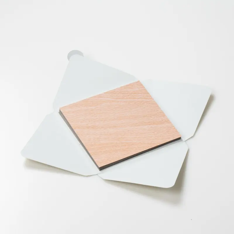 Kit di fogli "Legno Cipria" formato origami 15 cm x 15 cm