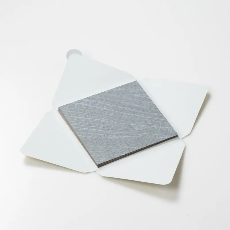 Kit di fogli "Legno Grigio" formato origami 15 cm x 15 cm
