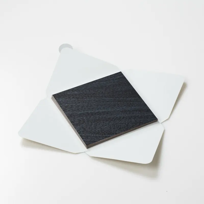 Kit di fogli "Legno Nero" formato origami 15 cm x 15 cm