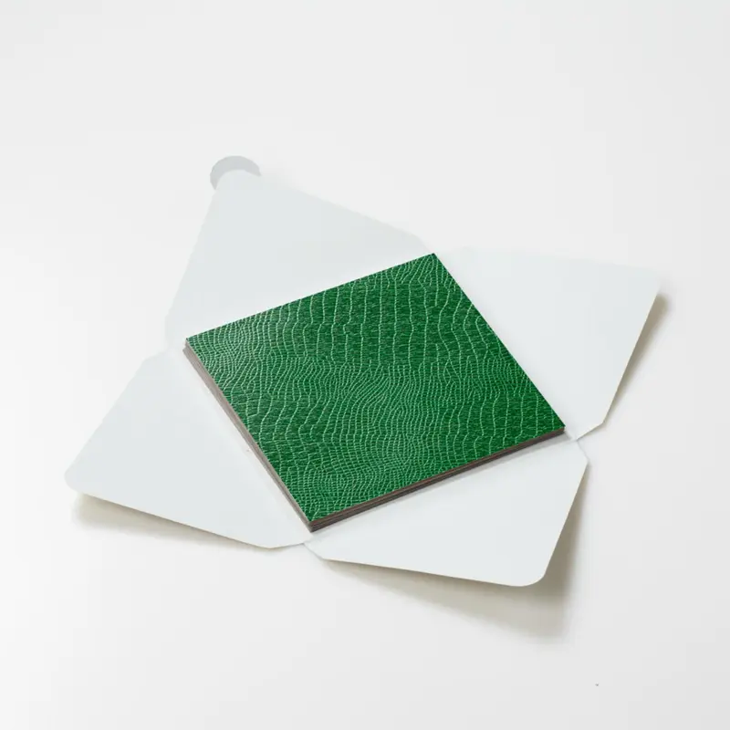 Kit di fogli "Lucertola Verde" formato origami 15 cm x 15 cm