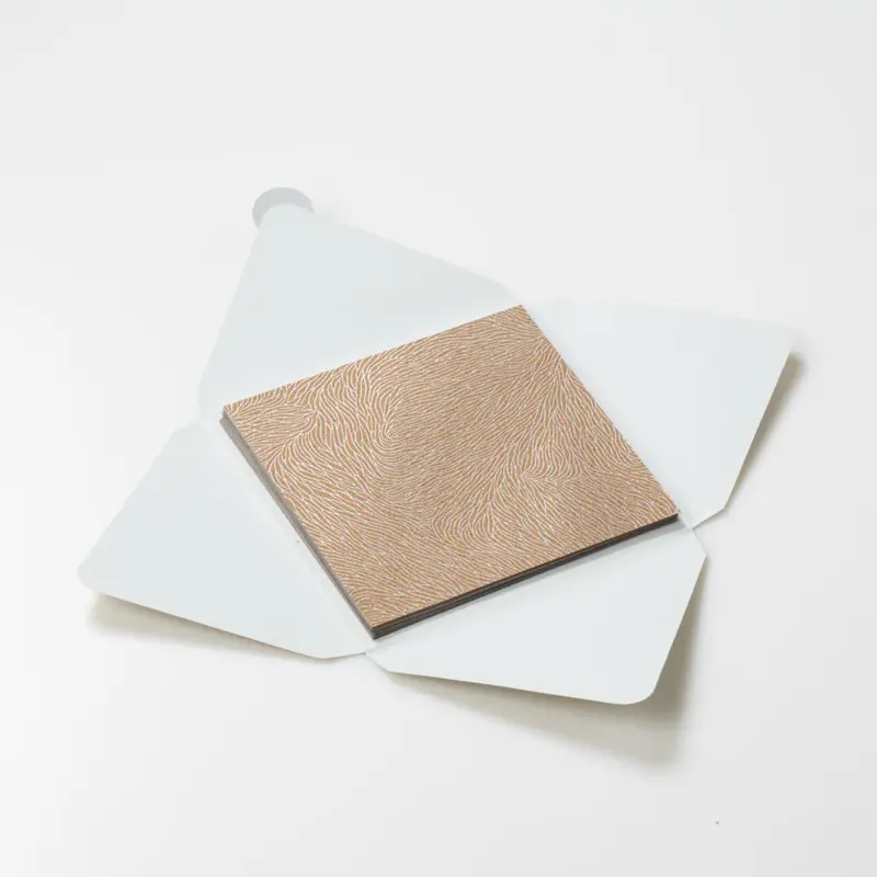 Kit di fogli "Silver Natural" formato origami 15 cm x 15 cm