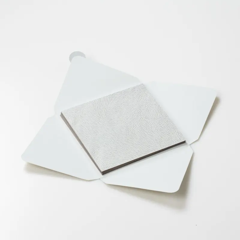 Kit di fogli "Silver White" formato origami 15 cm x 15 cm