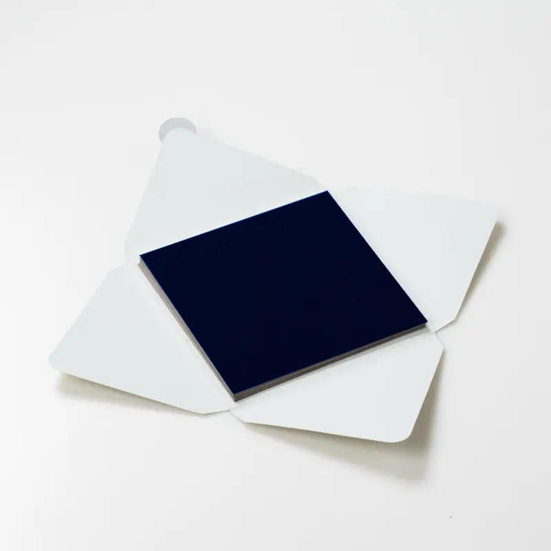 Kit di fogli "Velluto Blu scuro" formato origami 15 cm x 15 cm