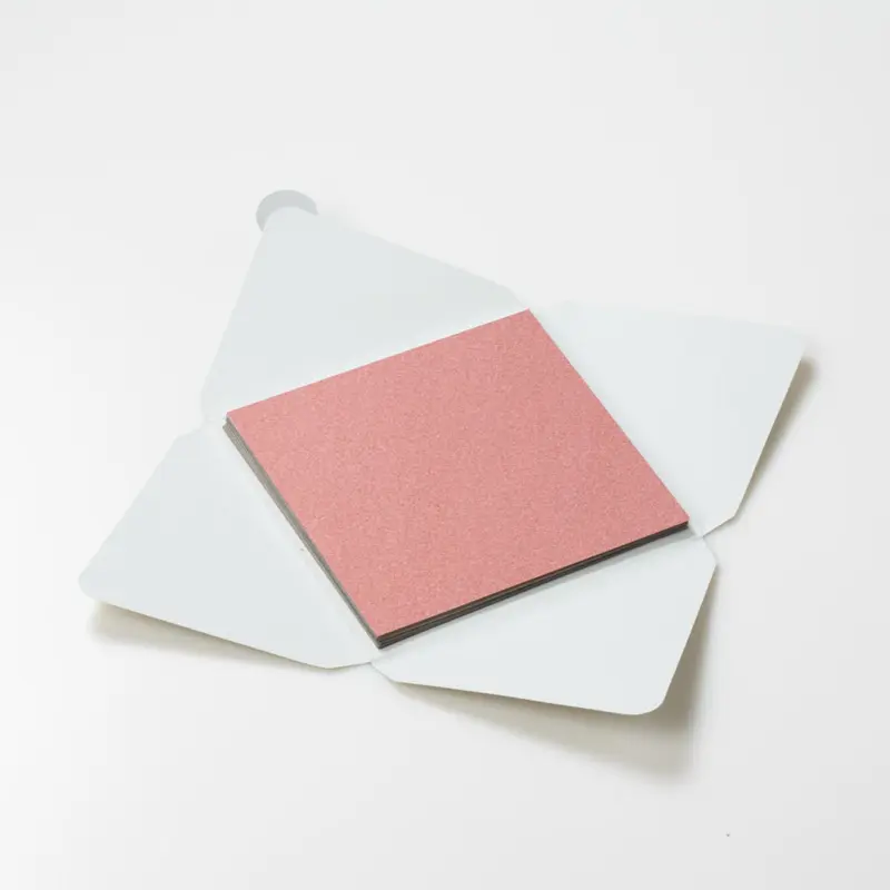 Kit di fogli "Velluto Rosa Antico" formato origami 15 cm x 15 cm