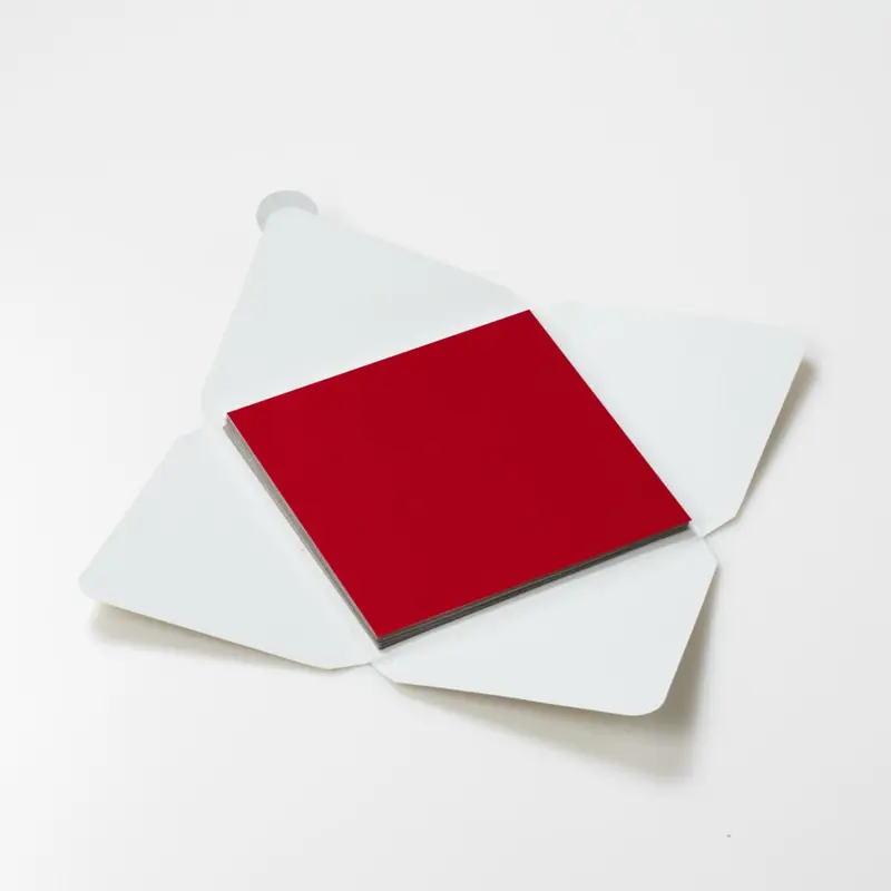 Kit di fogli "Velluto Rosso" 15 cm x 15 cm