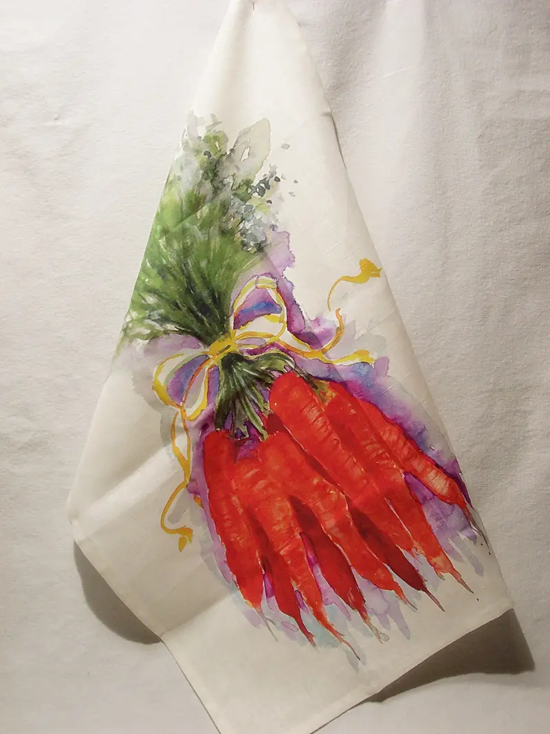 KITCHEN TOWEL  CARROTS