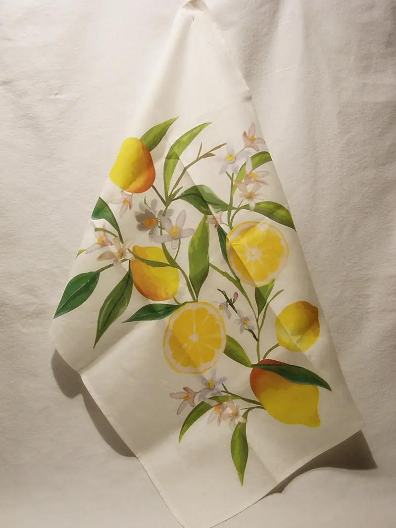 KITCHEN TOWEL   LEMONS