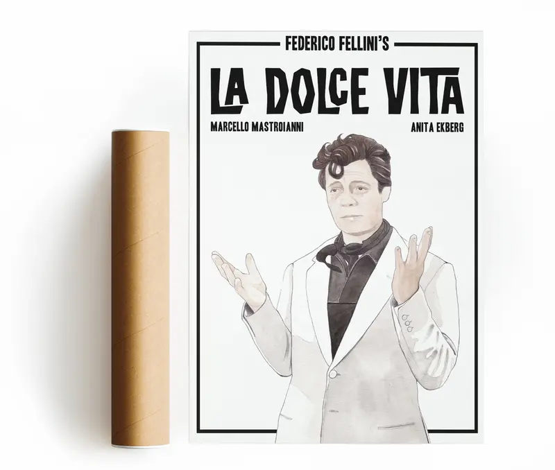 LA DOLCE VITA STAMPA D'ARTE