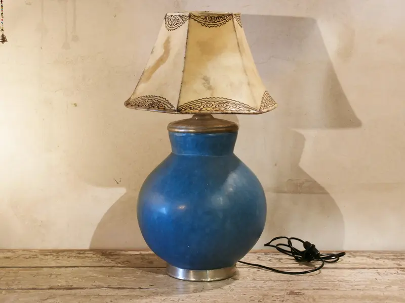Lampada con vaso tadelakt Marocco  cod.LVT6