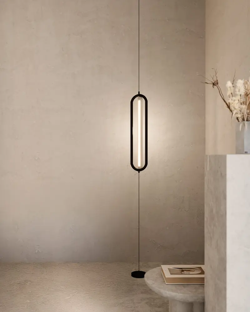 Lampada da soffitto Bow in alluminio nero Ø 16 cm