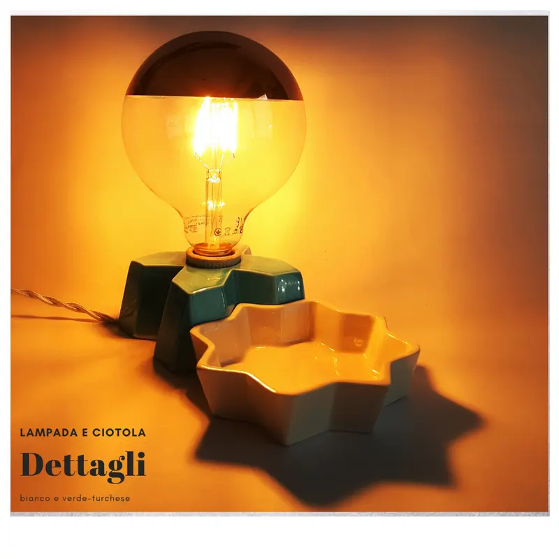 Lampada da tavolo in ceramica Dettagli
