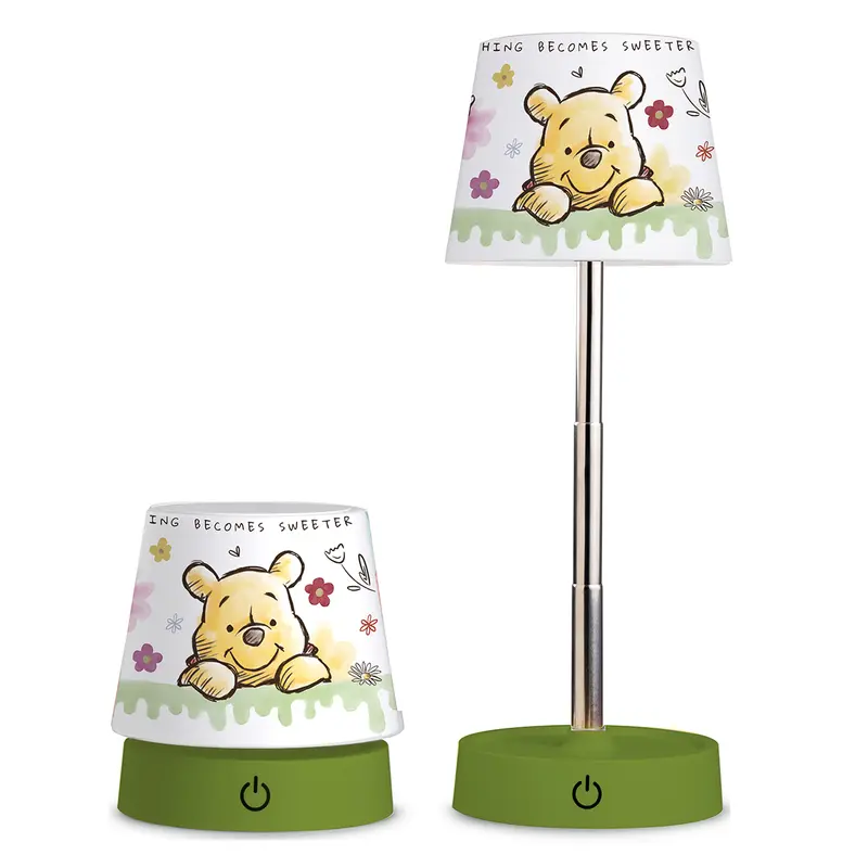 Lampada Led Winnie The Pooh Verde Cm 11
