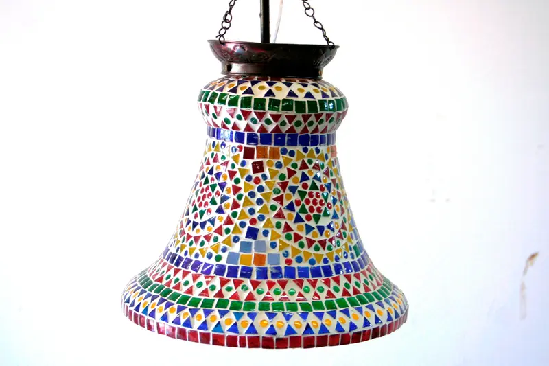 Lampada Mosaico Campana India