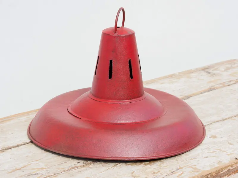 Lampada vintage in metallo dipinta   cod.LAMP1
