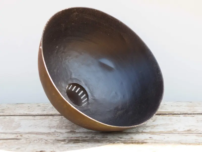 Lampada vintage in metallo dipinta cod.LAMP10