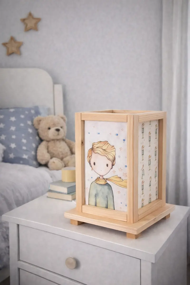 Lampade in Legno Piccolo Principe Collezione 1
