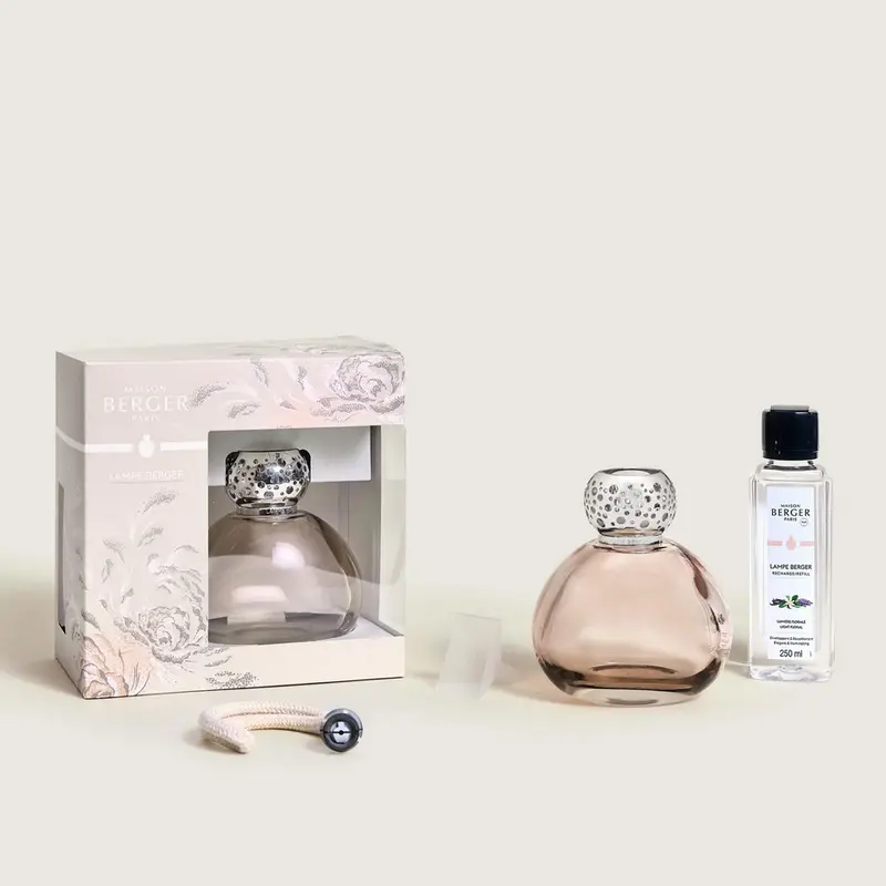LAMPE BERGER - COFANETTO LAMPADA CATALITICA OPHELIA NUDE + 250ML LUMIERE FLORALE