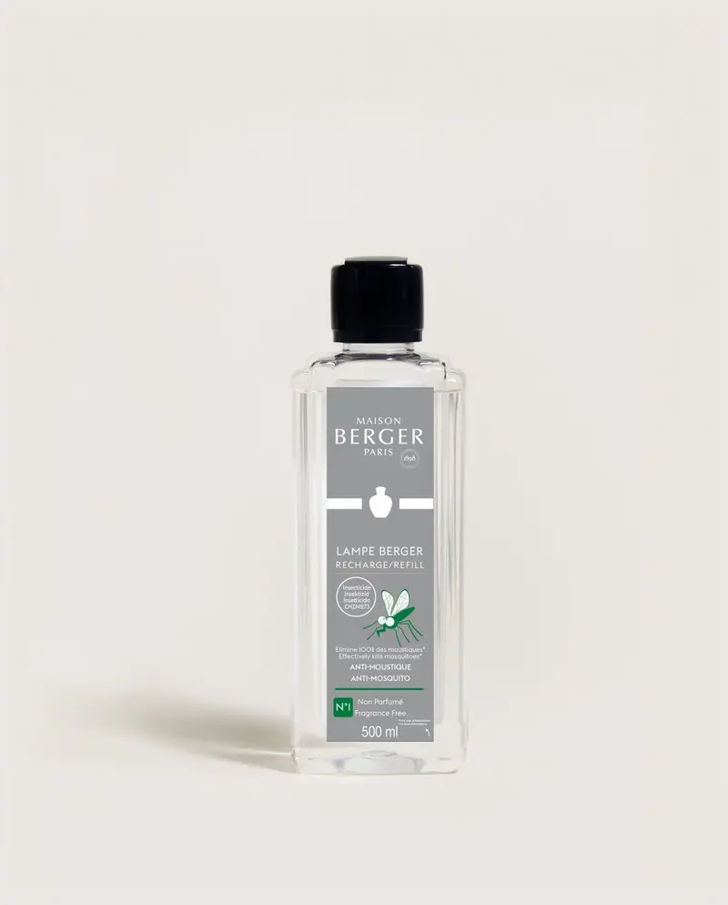 LAMPE BERGER - RICARICA PER LAMPADA CATALITICA ANTI ZANZARA NEUTRO 500 ML