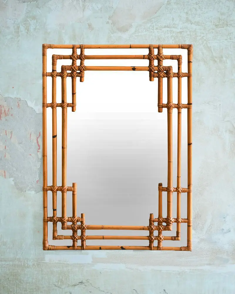 Large Bamboo Mirror