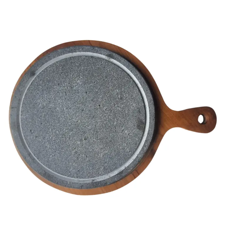 Large Lava Stone Plate 40×30 cm