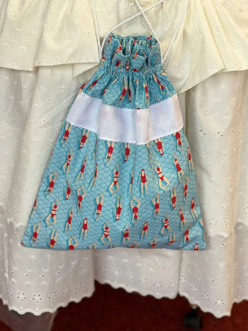 Le Dolcezze del Cuore - Sacca Asilo pattern swimmers