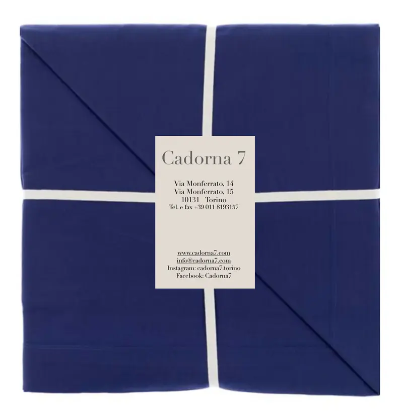 Lenzuola Matrimoniali MUSK Blu