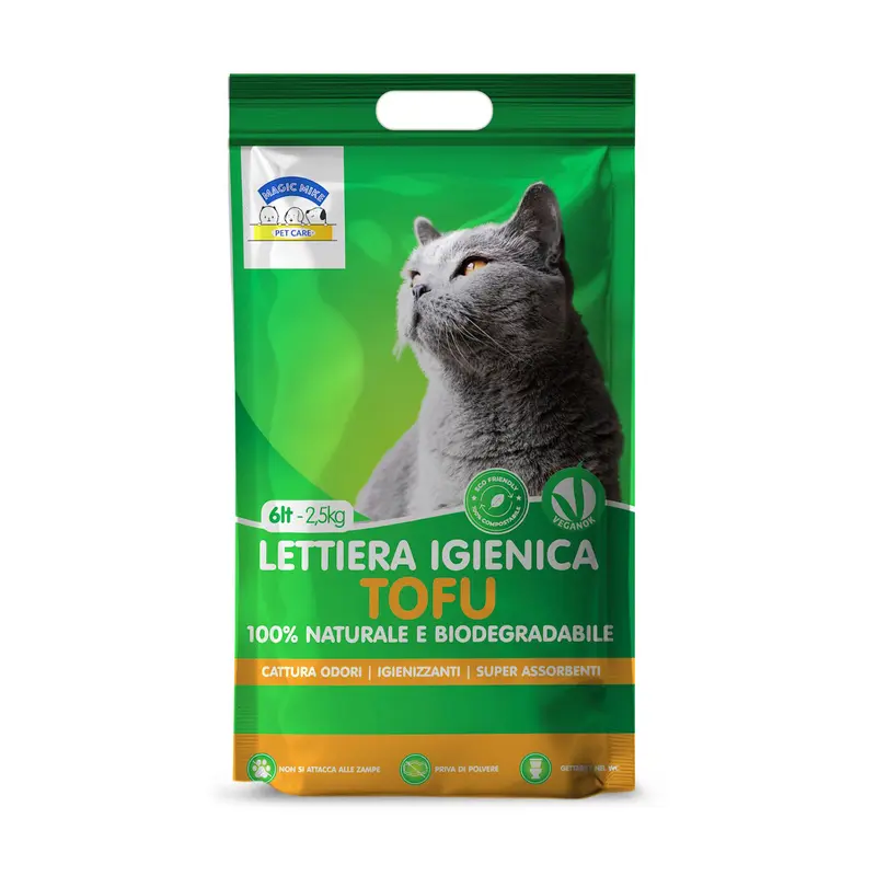 Lettiera Biodegradabile Tofu