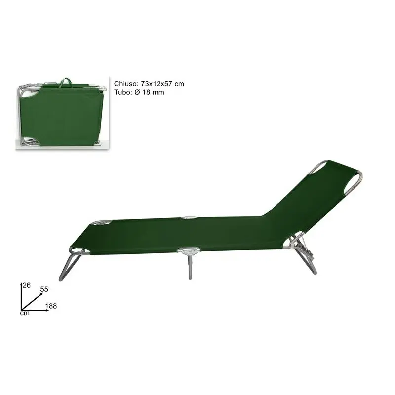 LETTINO METALLO POLIESTERE 600D DI18 VERDE W0012/DGREEN