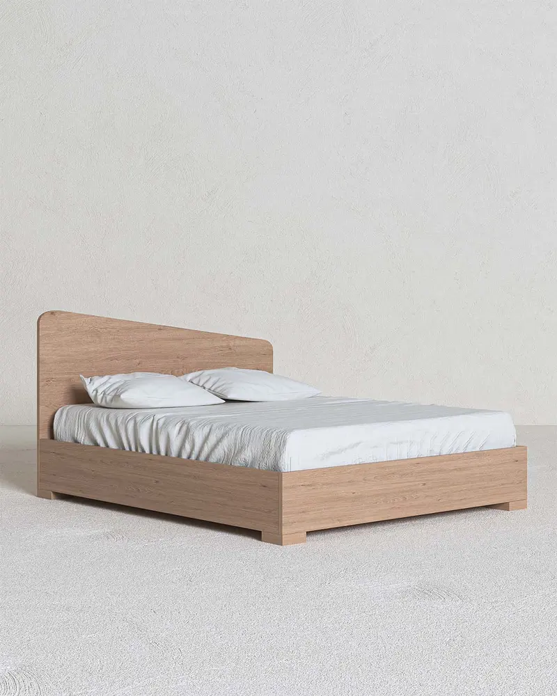 Letto Luna contenitore - Matrimoniale - 10 colori - Design moderno