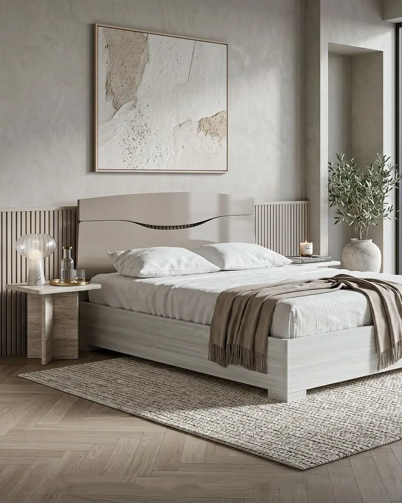 Letto Smile contenitore - Matrimoniale - 10 colori - Design moderno