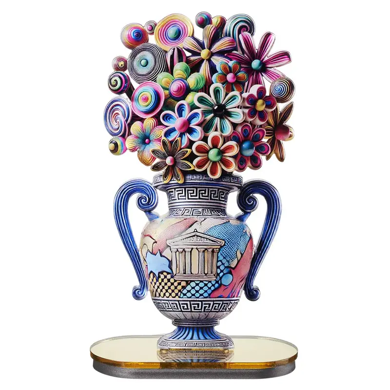 LINEE RECANATI - BOMBONIERE MINI VASO FIORI GREEK POP
