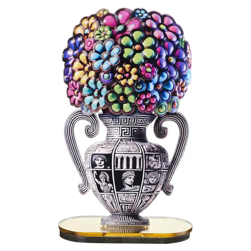 LINEE RECANATI- VASO FIORI GREEK POP UNO IN PLEXIGLAS