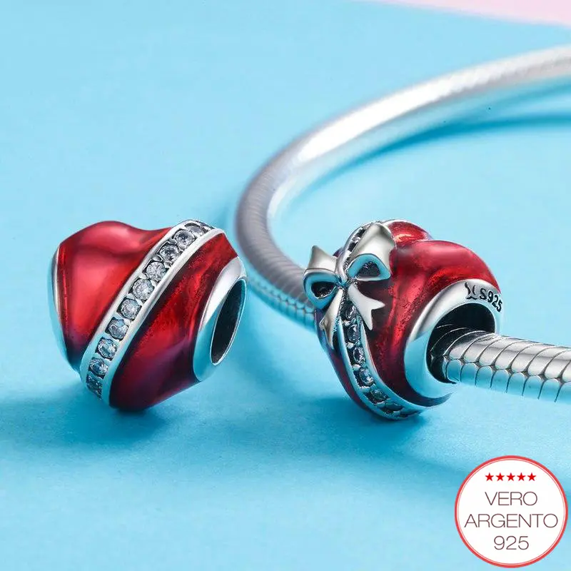"Love Christmas" - charm in argento natale - IN ESCLUSIVA