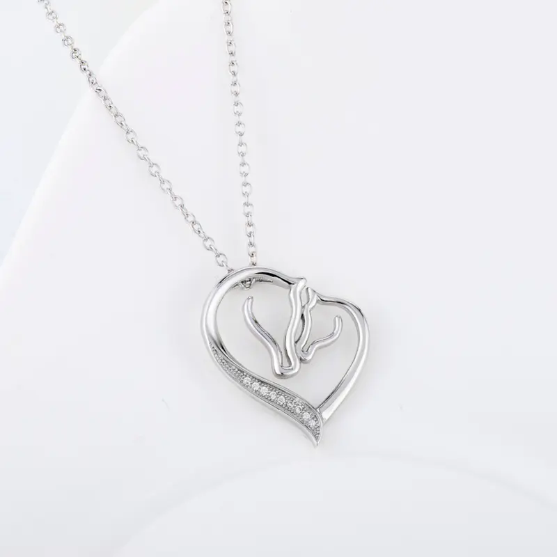 "LoveHorse" - collana in argento per chi ama i cavalli - IN ESCLUSIVA