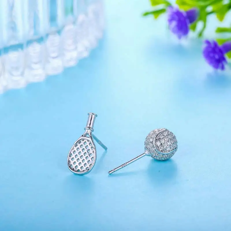 "LoveTennis" - orecchini tennis in argento - IN ESCLUSIVA