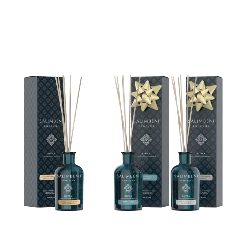 Madeira de Nogueira e Briar 100ml + Brisa do Mar 100ml como TESTE GRATUITO  + Seda e Musgo Branco 100ml como TESTE GRATUITO