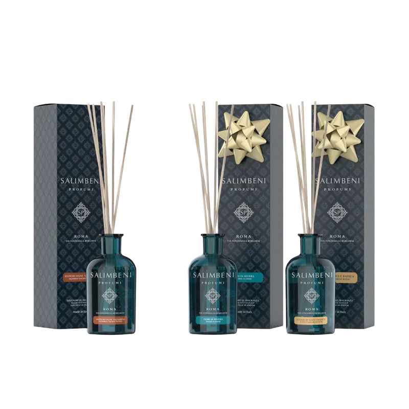 Madeiras Antigas Salimbeni 100ml + Flores em Riviera 100ml como TESTE GRATUITO  + Madeira de Nogueira e Briar 100ml como TESTE GRATUITO