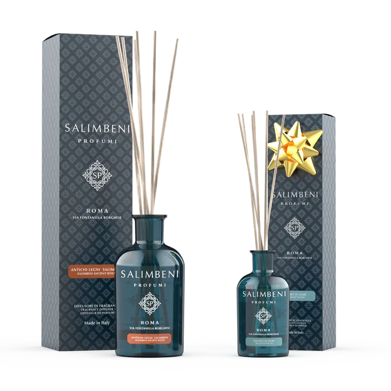 Madeiras Antigas Salimbeni 250 ml + Difusor em Stick 100 ml À ESCOLHA como TESTE GRATUITO
