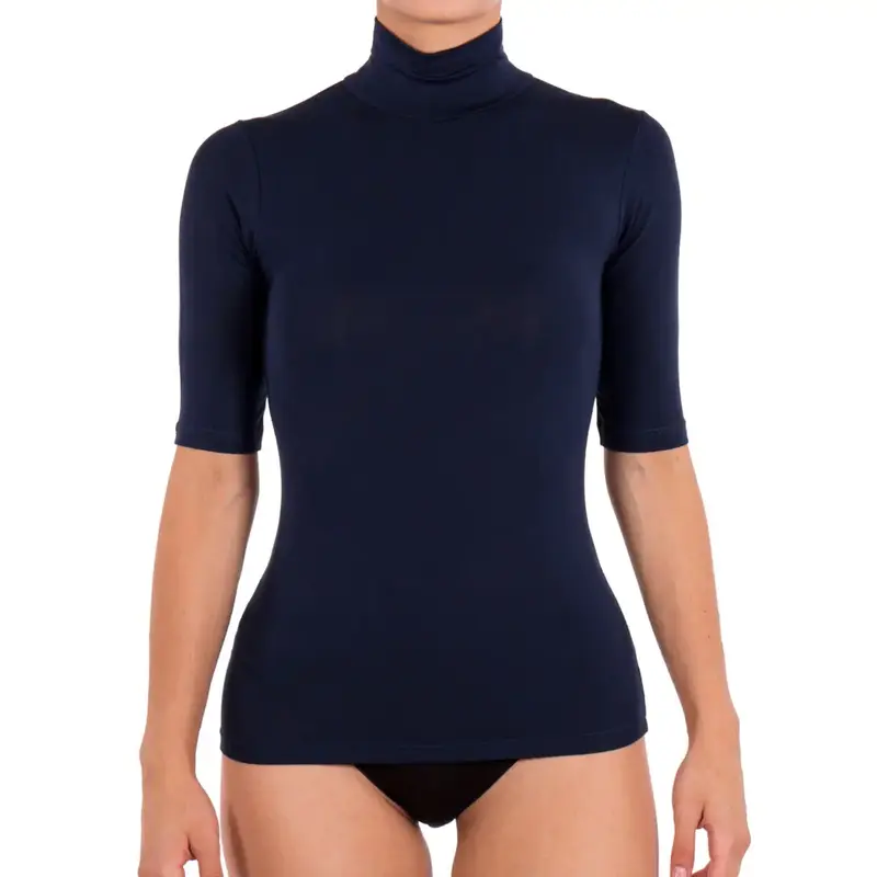 Maglia sottogiacca donna a lupetto con manica a 3/4 in MiroModal | Mariotti Lab