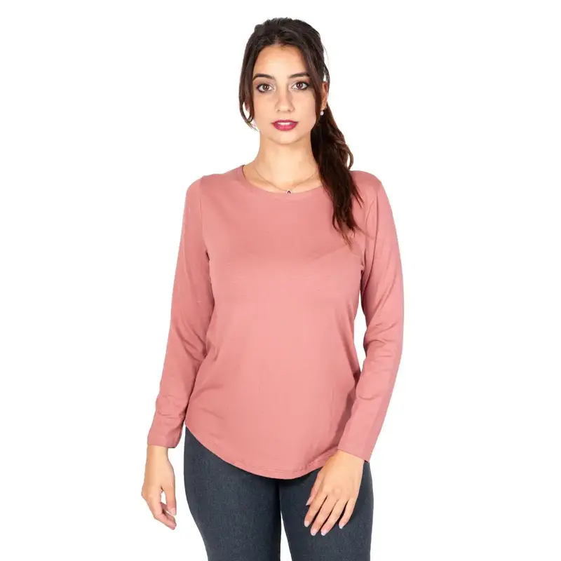 Maglia sottogiacca donna paricollo a manica lunga in viscosa | Mariotti Lab