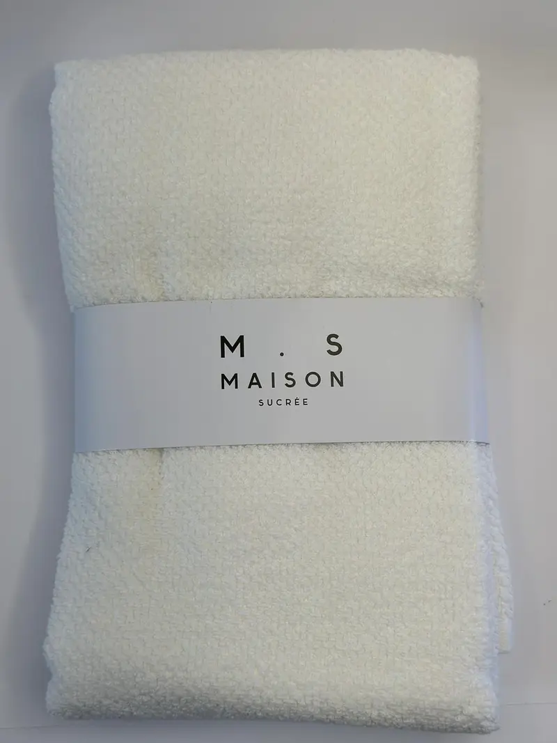 Maison Sucrée - Asciugamani BIANCO v.01