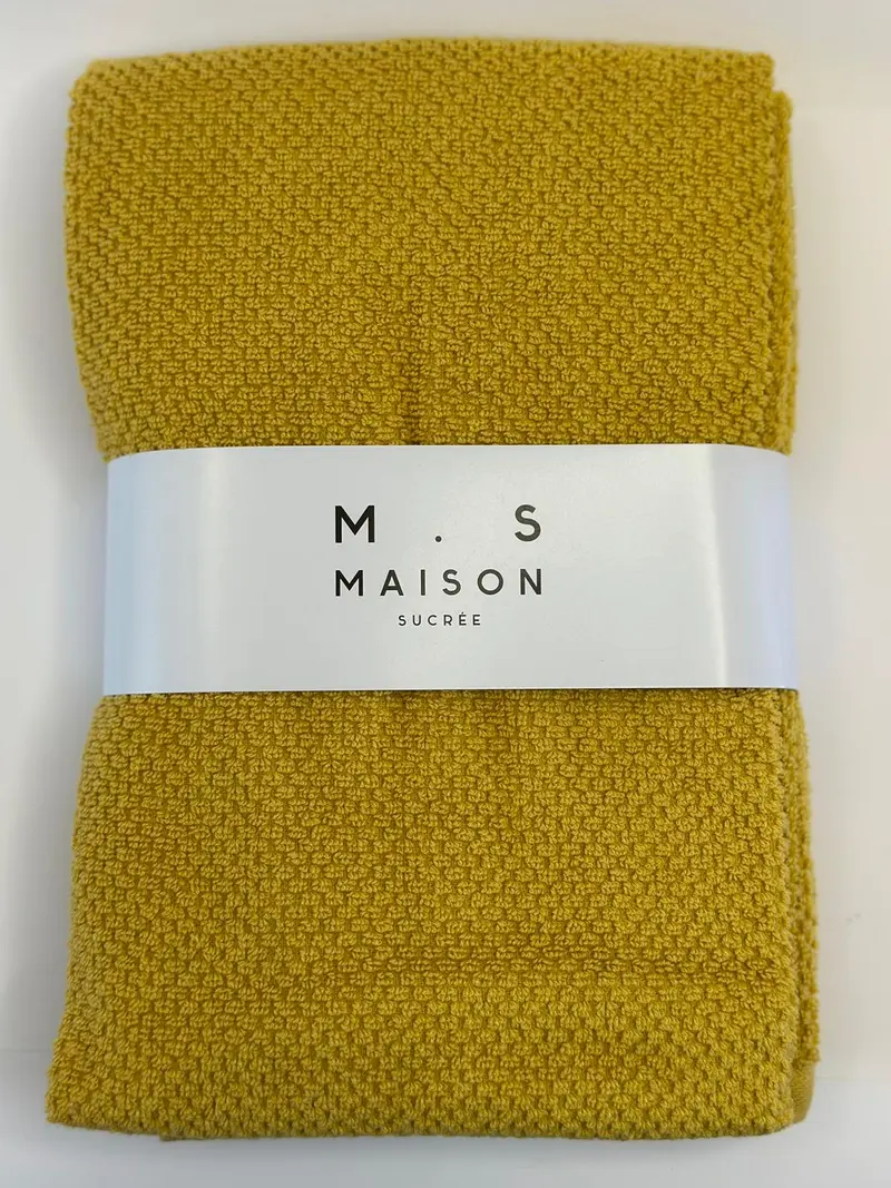 Maison Sucrée - Asciugamani MOSTARDA v.12